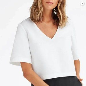VETTA - Cropped Blouse - White - US Size S